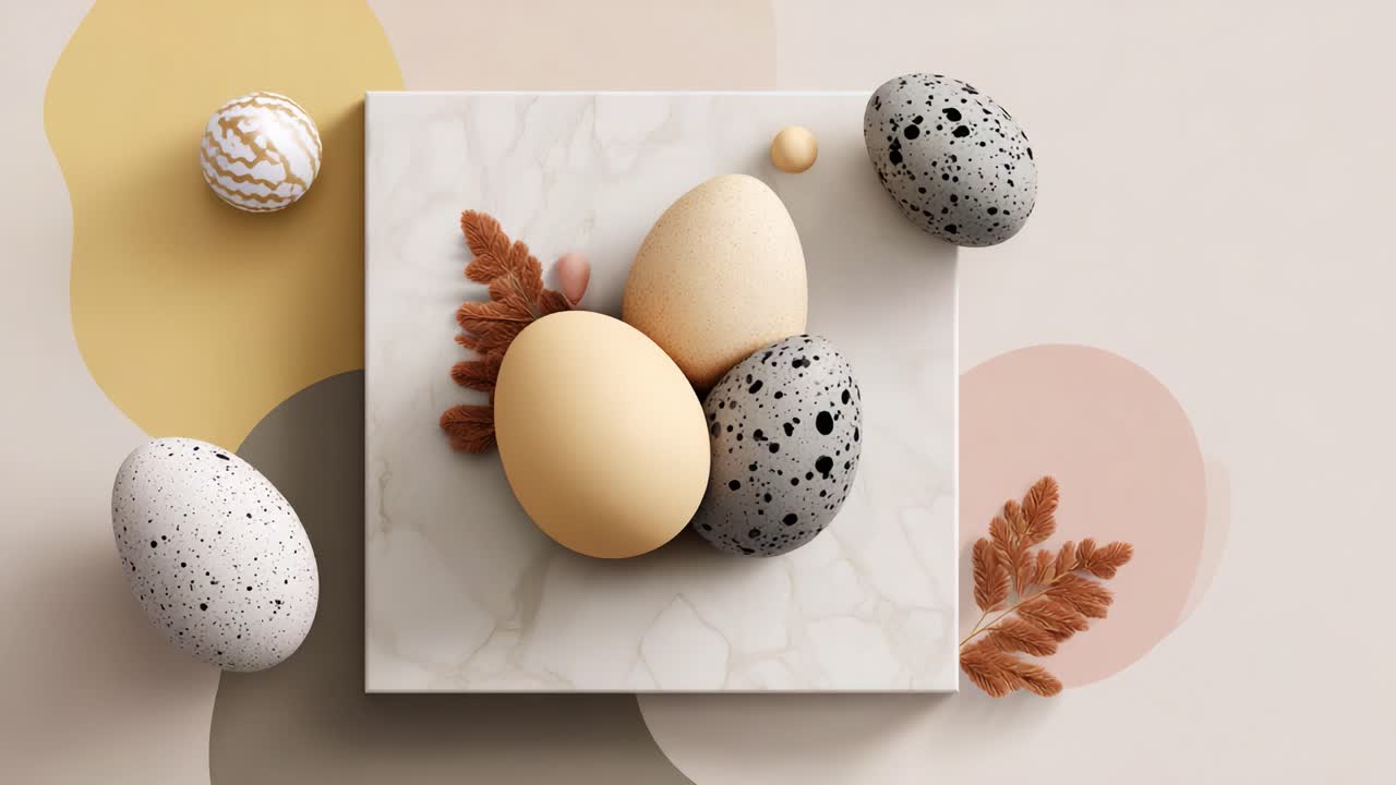Easter egg still life