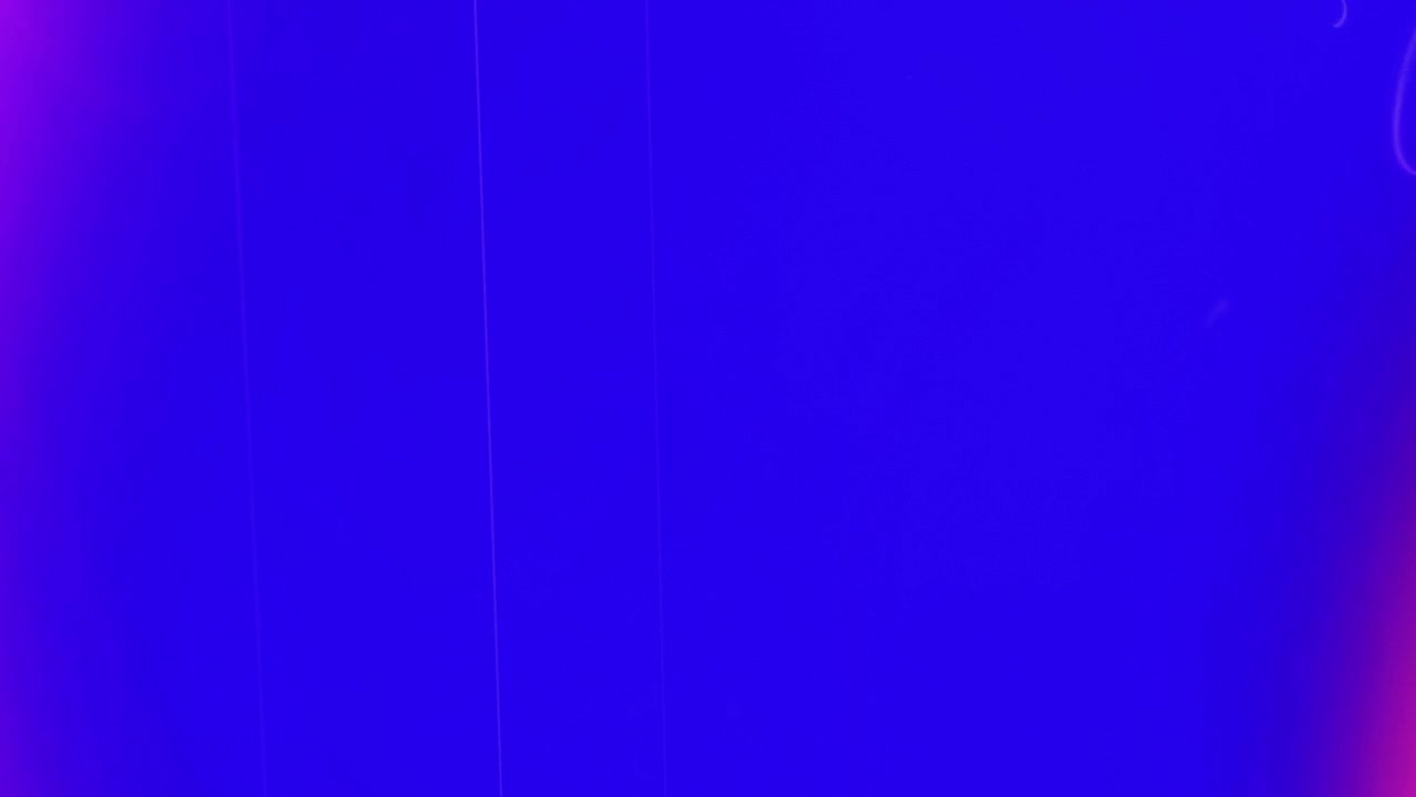 Vibrant Color Transition with Glitch Effect and Light Leaks