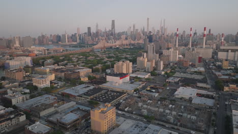 long island city, queens on a summer morning