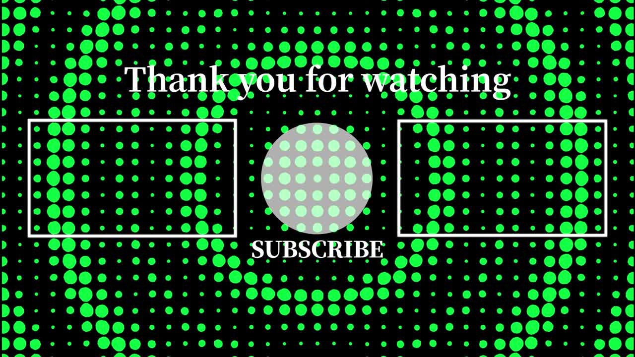 원형 물결 모션 엔드 카드 엔딩 스크린 모션 그래픽