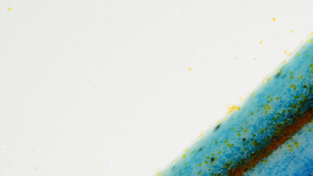 Abstract Blue and Yellow Glitter Design