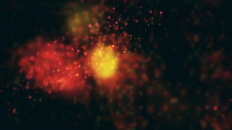 animación de fondo de partículas abstractas de 4k