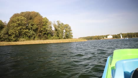 Leisure-activity-swimming-through-the-river