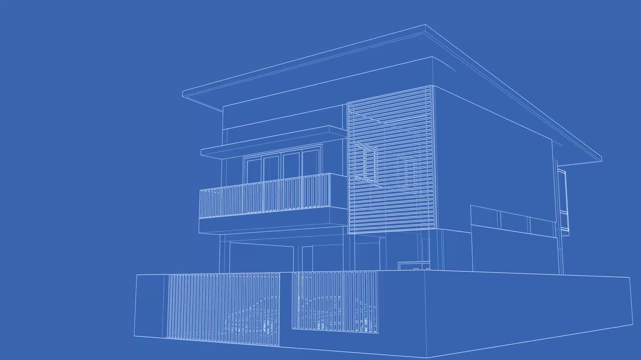 dibujo de edificio en bucle