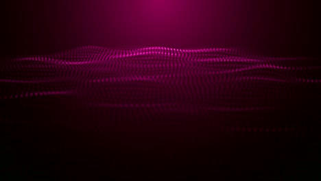 particle waves loop pink