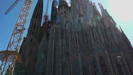 sagrada familia under construction