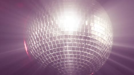 silver disco ball