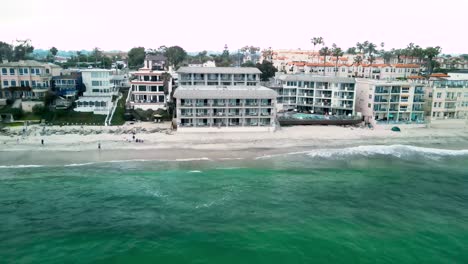 done view from the ocean of beach terrace hotel