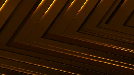 diseño de movimiento geométrico abstracto de color naranja luminoso