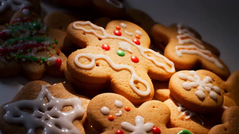 assortment of decorated gingerbread cookies