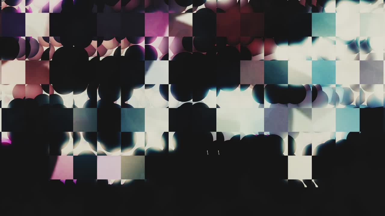 kaleidoscopio en movimiento. gráficos en movimiento de 4k