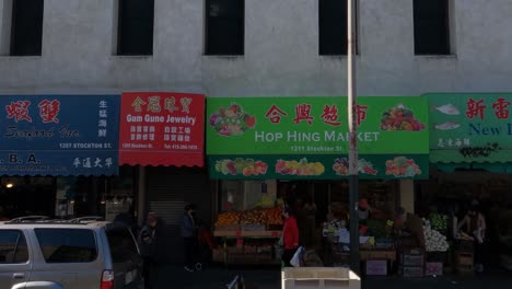 vibrant street markets and shops in san francisco's chinatown