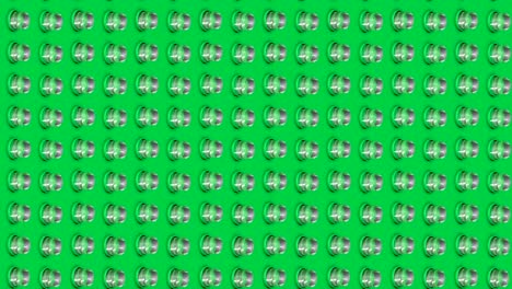 abstract isometric background glass cylinders buttons vertical waves motion