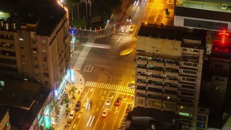 time lapse of kaohsiung cityscape during sunset twilight