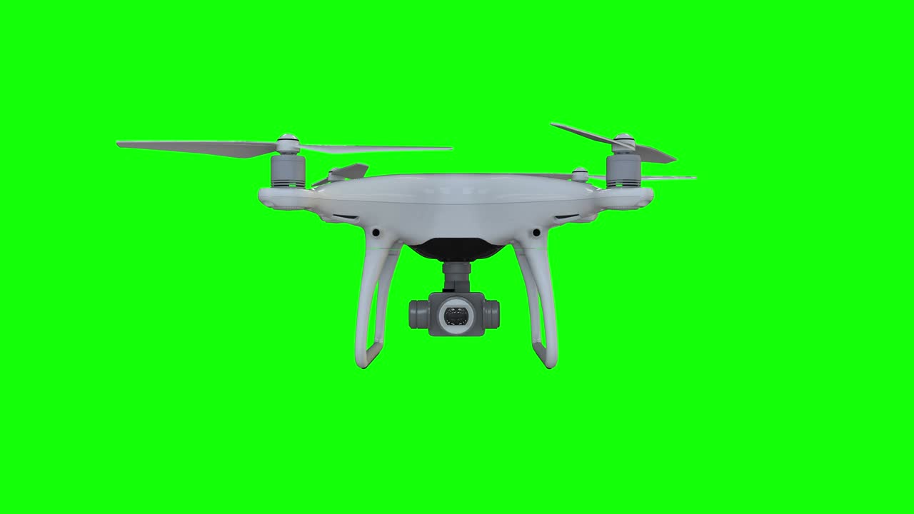 액션 카메라를 탑재한 드론 비행