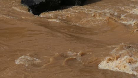 footage of water flowing of the river