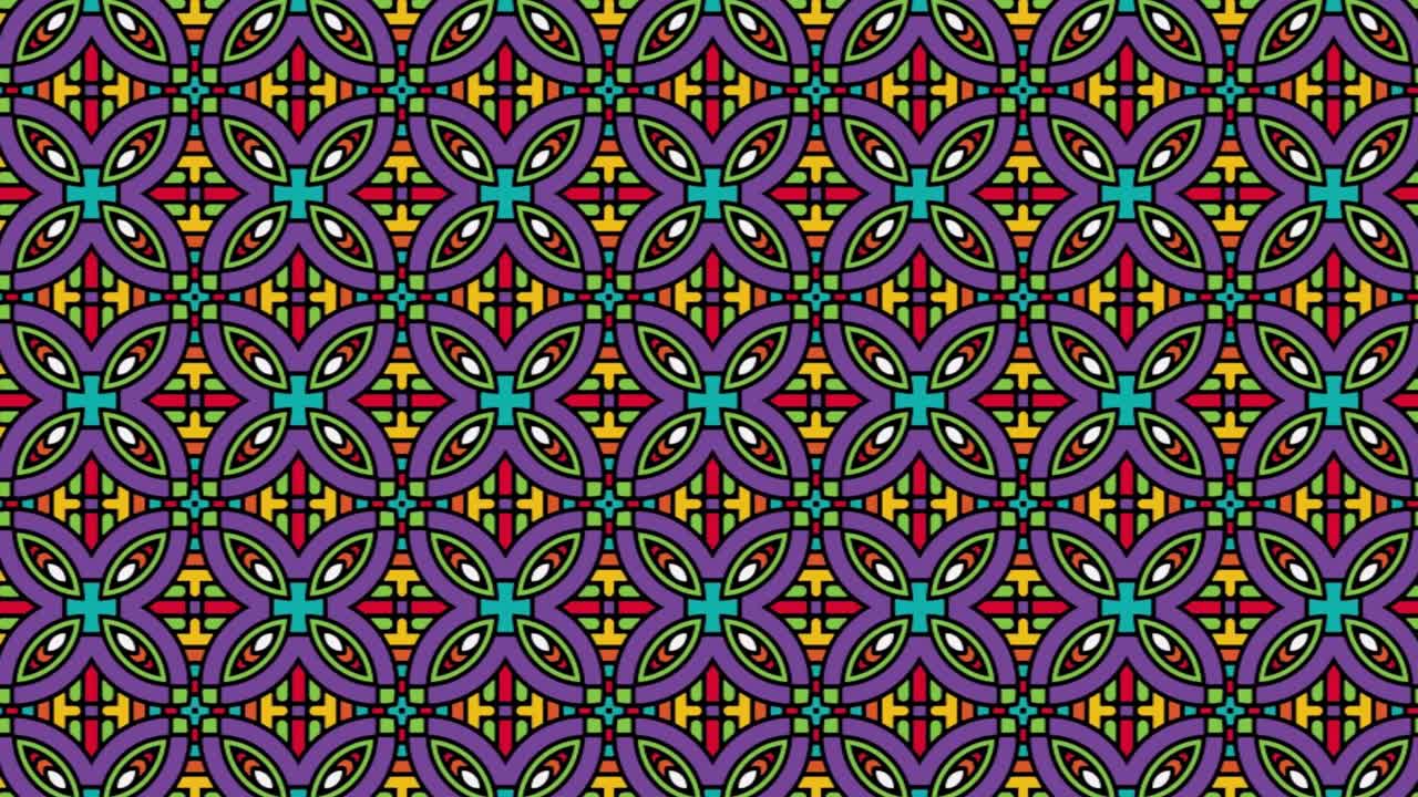 resumen, animación de fondo, desplazamiento a la derecha, púrpura, verde y amarillo