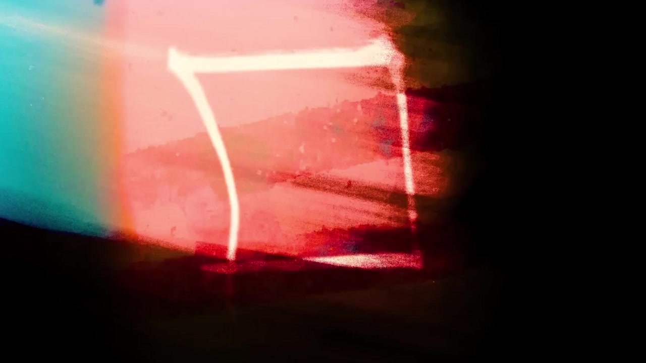 Vazamentos de Luz Abstratos e Sobreposição de Textura de Granulado de Filme