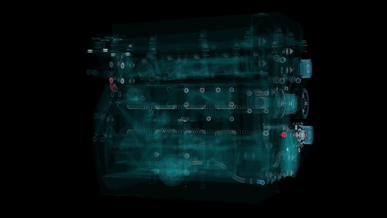 3D rendering, Holographic Particle engine