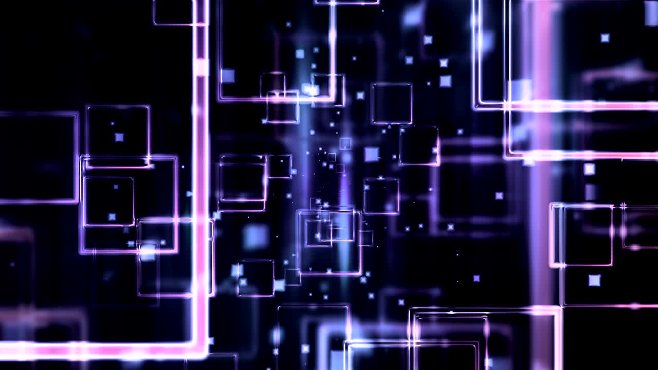 flujo de datos de túnel técnico púrpura