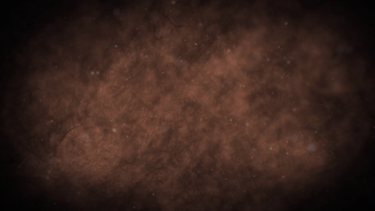 갈색 배경에 있는 밝은 반점들의 애니메이션.