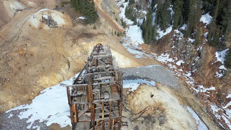 mine in colorado rockies abandoned