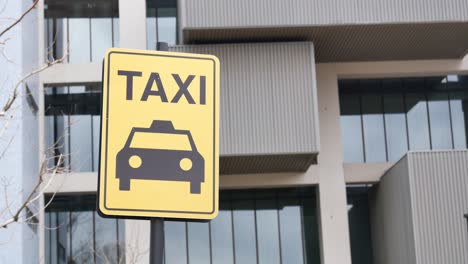 taxi sign