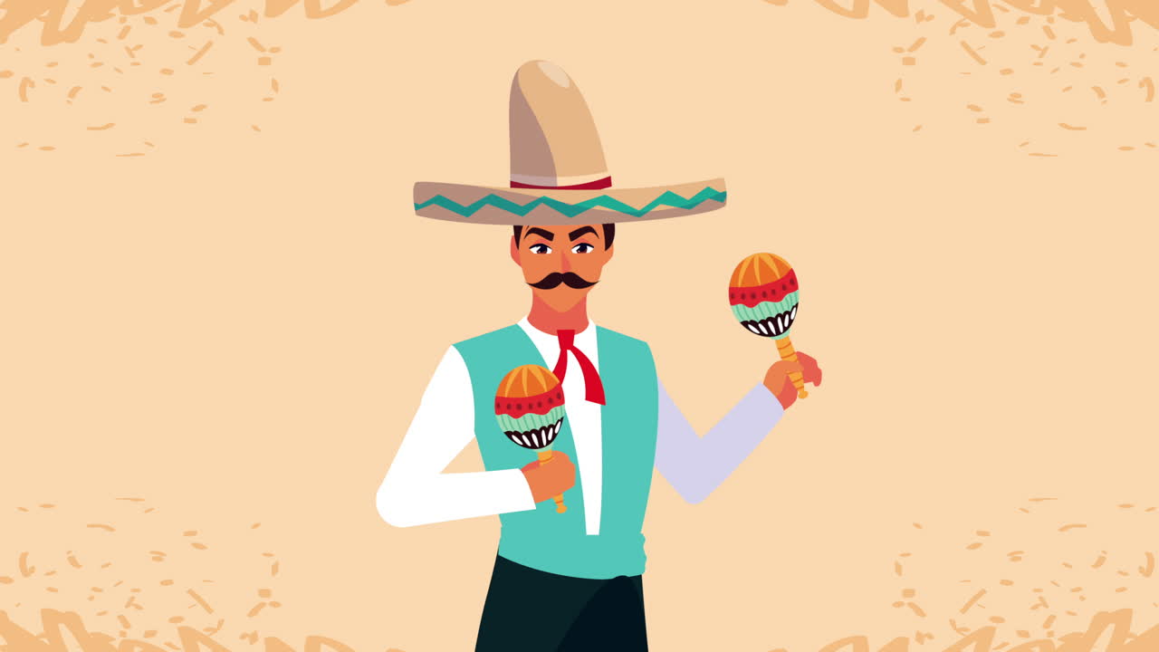Musicista mariachi messicano