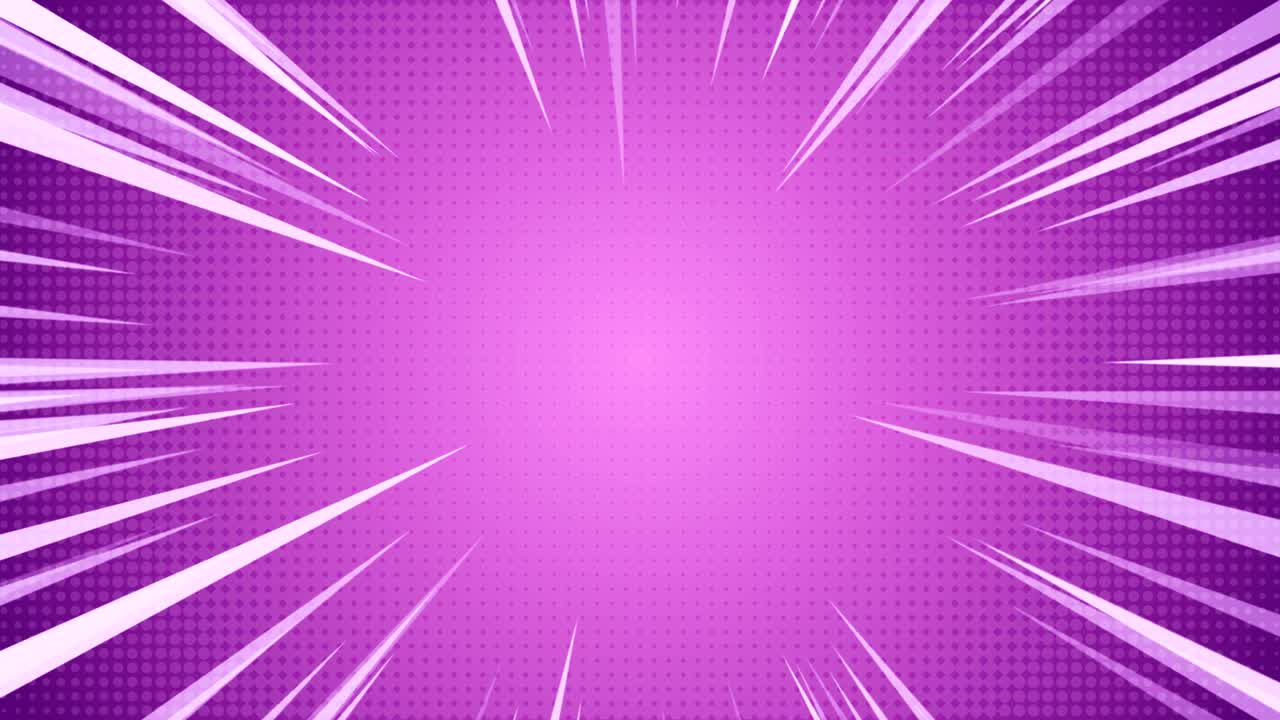 Fondo radial de semitonos y líneas abstractas de alta velocidad para Anime
