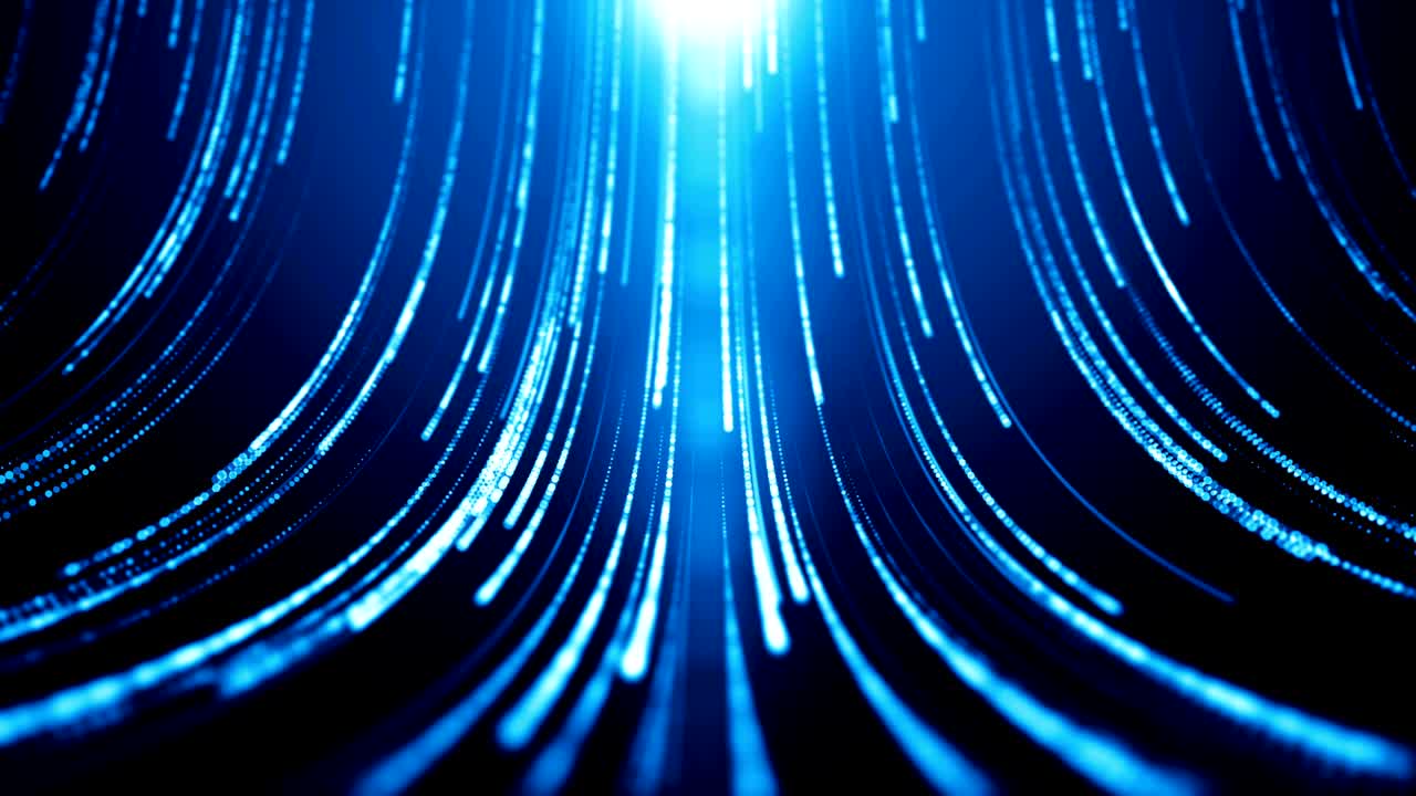 textura creativa a rayas de un espacio cibernético. patrón de tecnología con partículas brillantes. fondo abstracto. bucle sin costuras.