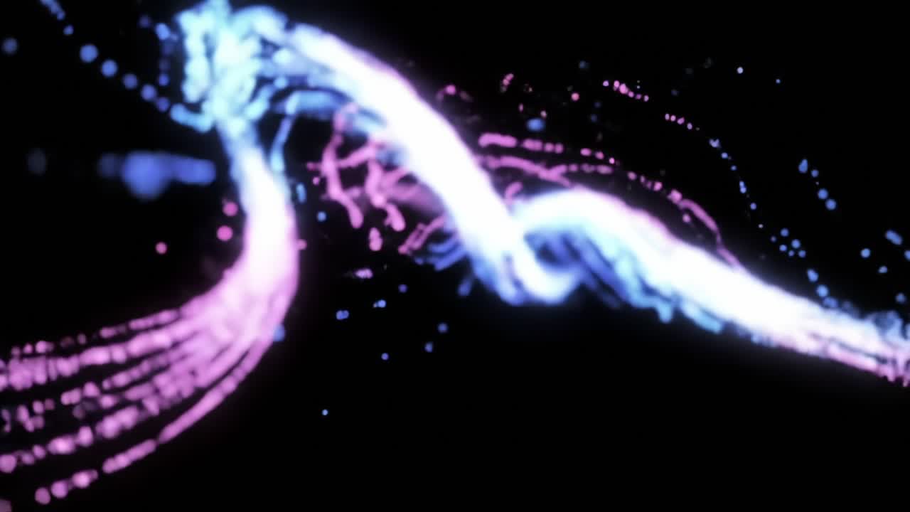 A Stunning Visual Exploration of Abstract Light and Color Transitions Depicting Dynamic Motion and Flow, Capturing the Essence of Digital Art and Creativity