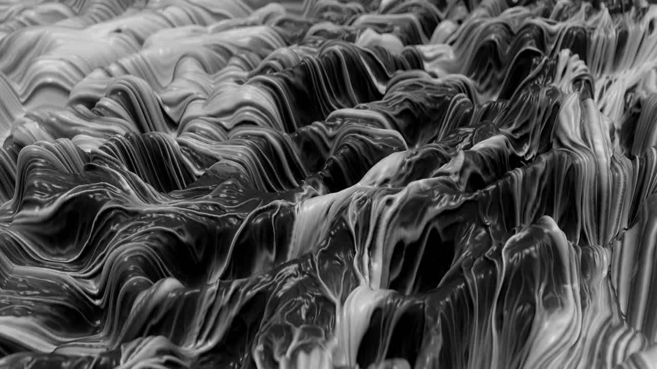 abstracta y ondulada superficie alienígena.