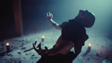 dark and spiritual dance performance