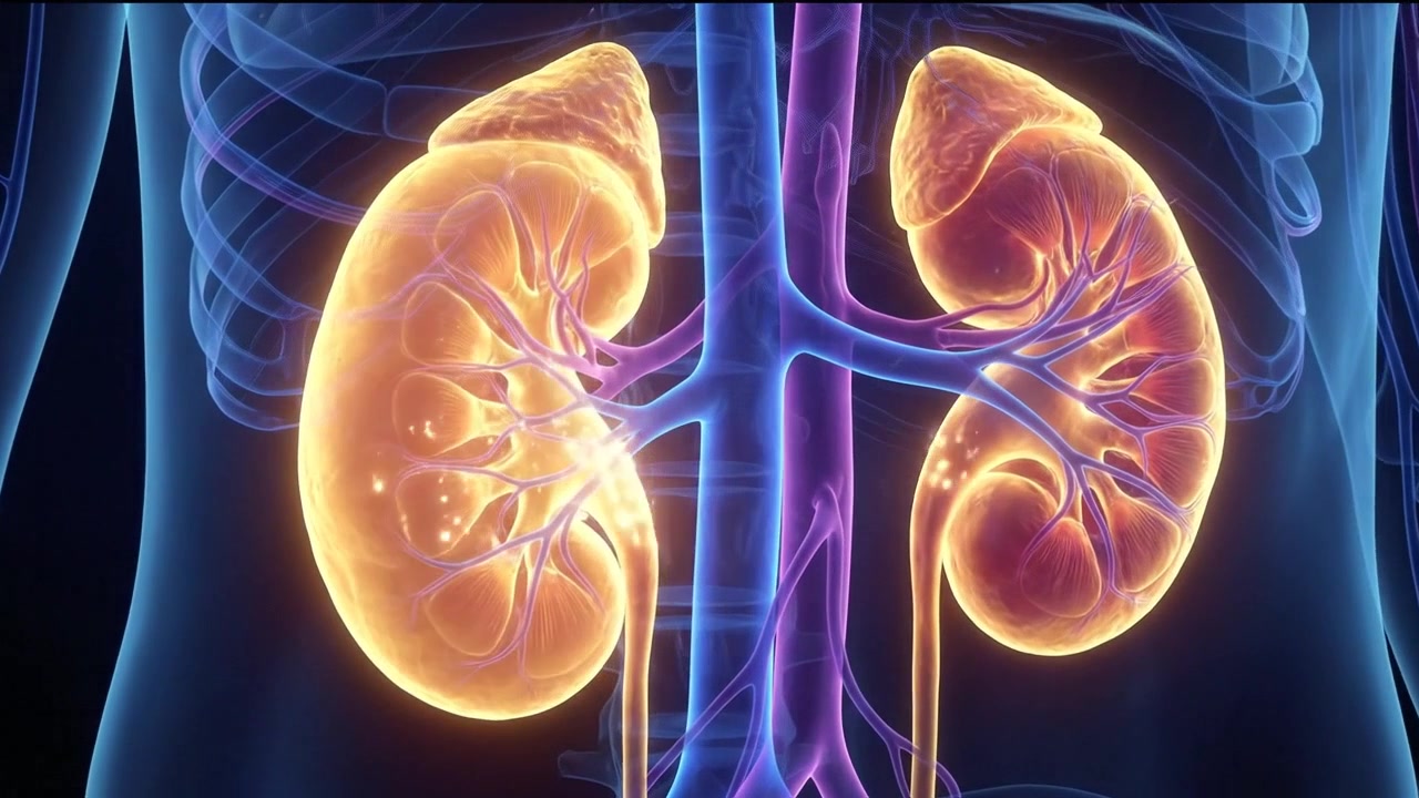 Medical visualization of human kidneys