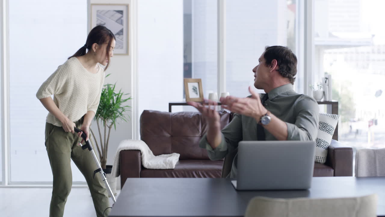 원격 작업, 갈등과 부부 분노