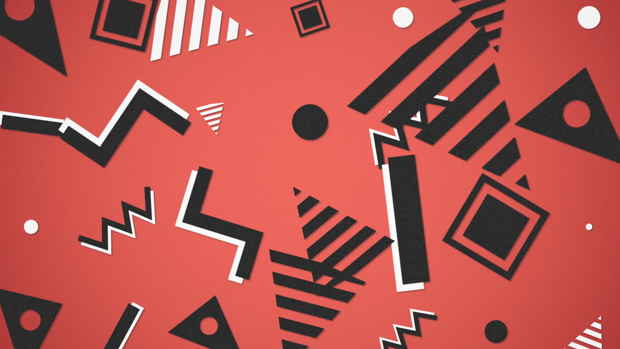 movimiento forma geométrica retro sobre fondo abstracto 1