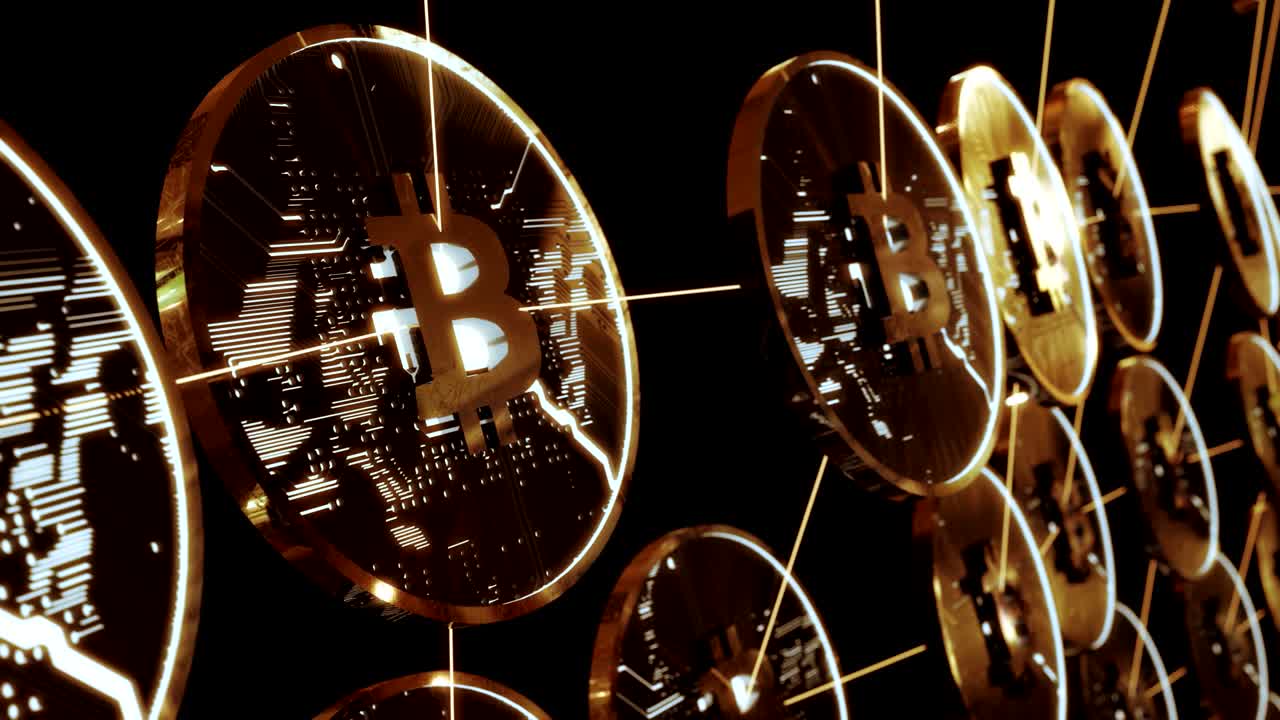 bitcoins almacenados en una billetera digital.