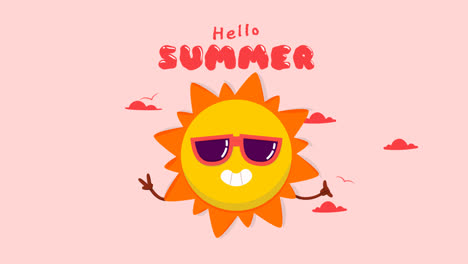 An-animation-of-a-Hand-drawn-summer-illustration