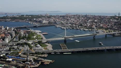 istanbul bosphorus and golden horn aerial view 4