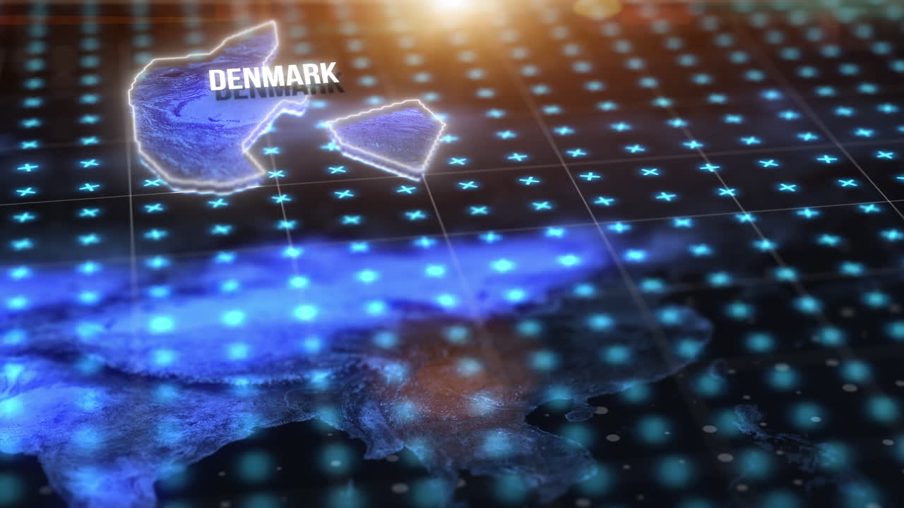 디지털 지도, 국가 위치