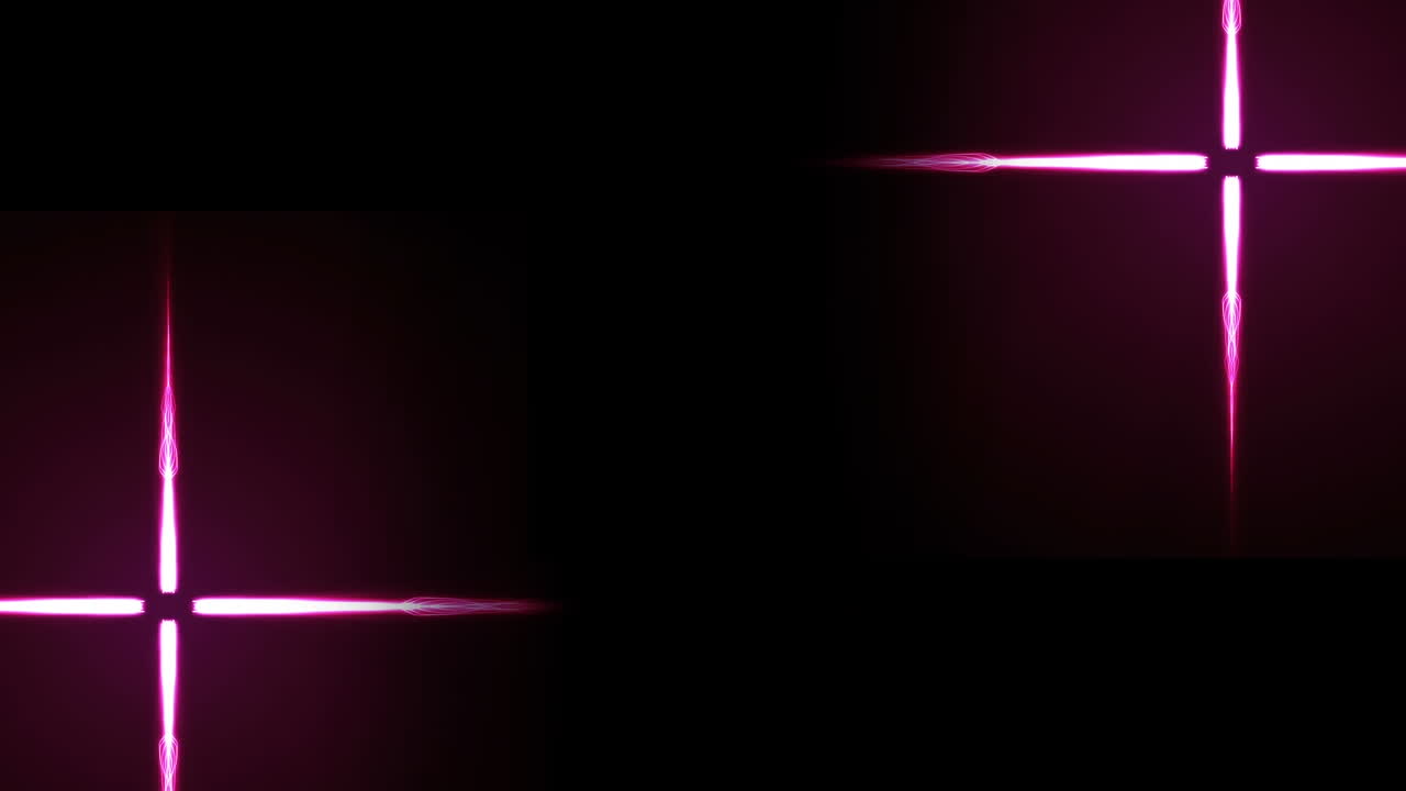 Pink glowing stars