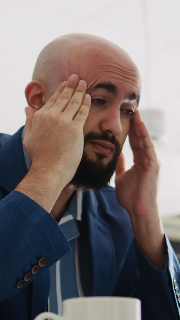 Burnout da video verticali in uno spazio di coworking