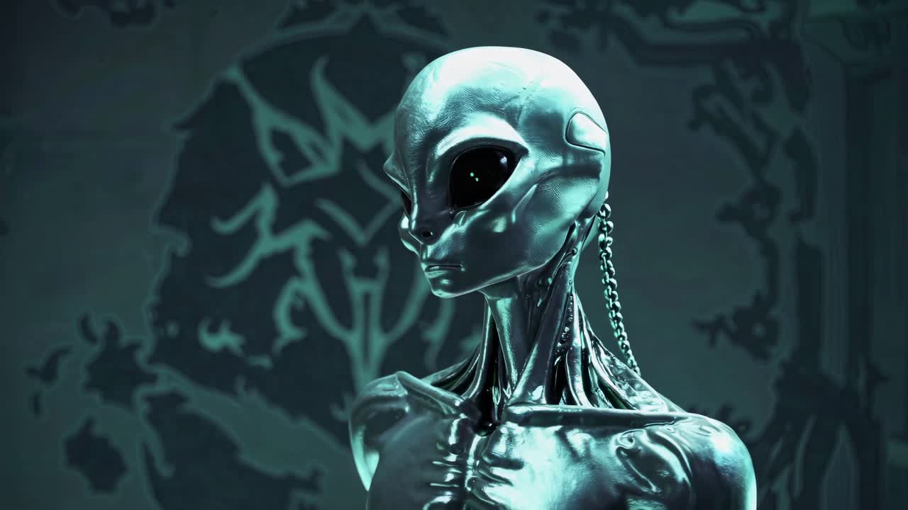 회색 외계인 초상화