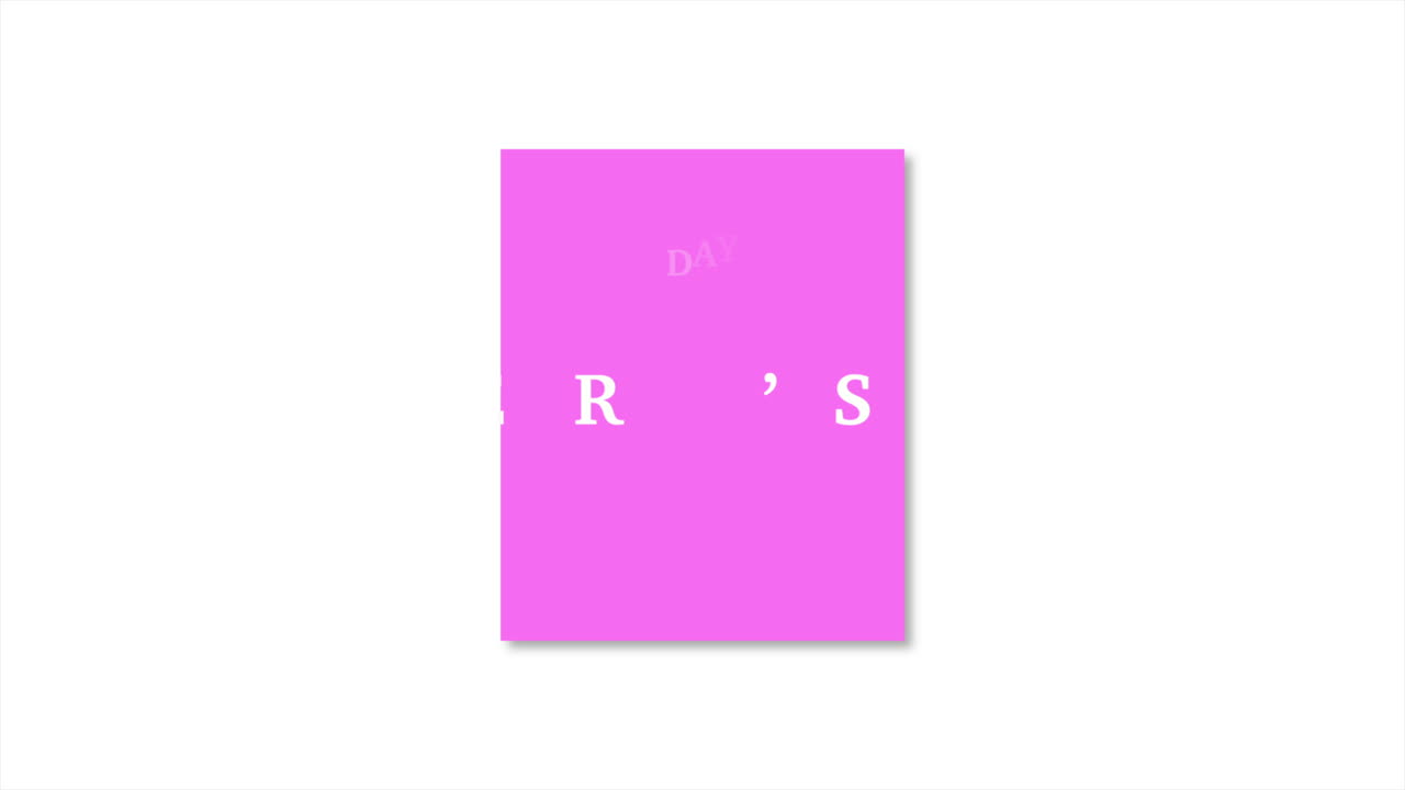 celebrar a mamá con un elegante estandarte rosa para el día de la madre