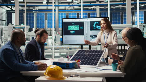 scientists conduct experiments on pv materials to improve solar panel efficiency