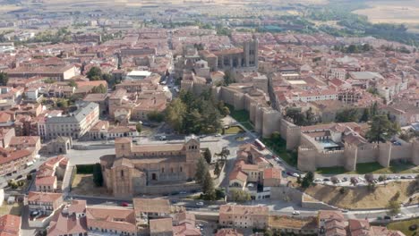 streets of historic city in summer