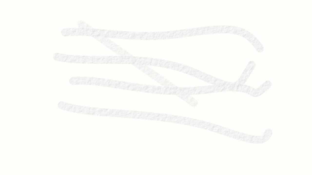 Hand-Drawn White Chalk Lines Appearing on a Plain Background