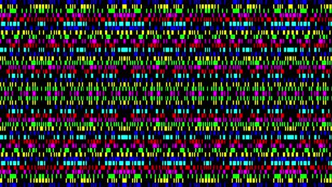 multi colored digital noise signal