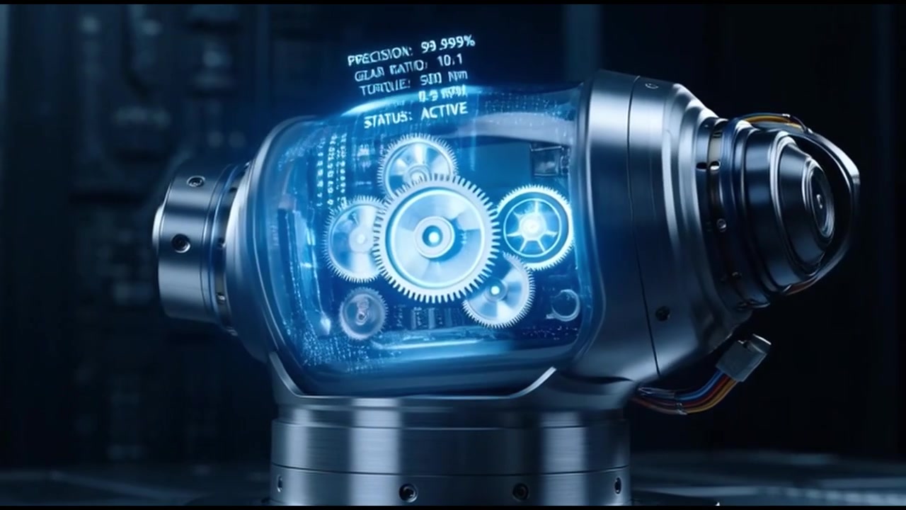 Precision Robotic Mechanism with Internal Gears and Holographic Data