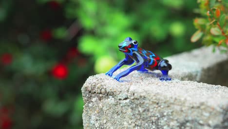 blown glass frog